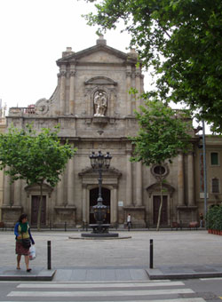 Byggnad i Barcelona Byggnad i Barcelona