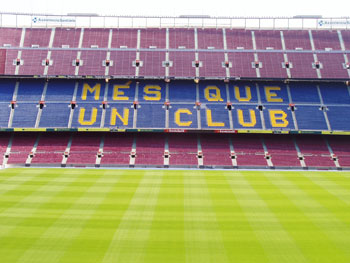 Camp Nou i Barcelona