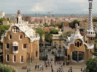 Parc Gell i Barcelona