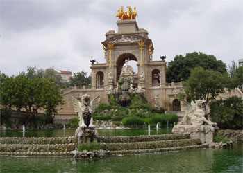 Fontn i Parc de la Ciutadella i Barcelona