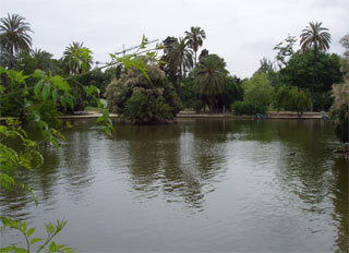 Sjön i Parc de la Ciutadella i Barcelona Sjön i Parc de la Ciutadella i Barcelona