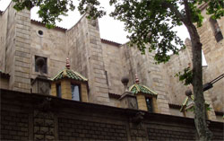 Virreina Palace längs La Rambla i Barcelona Virreina Palace längs La Rambla i Barcelona